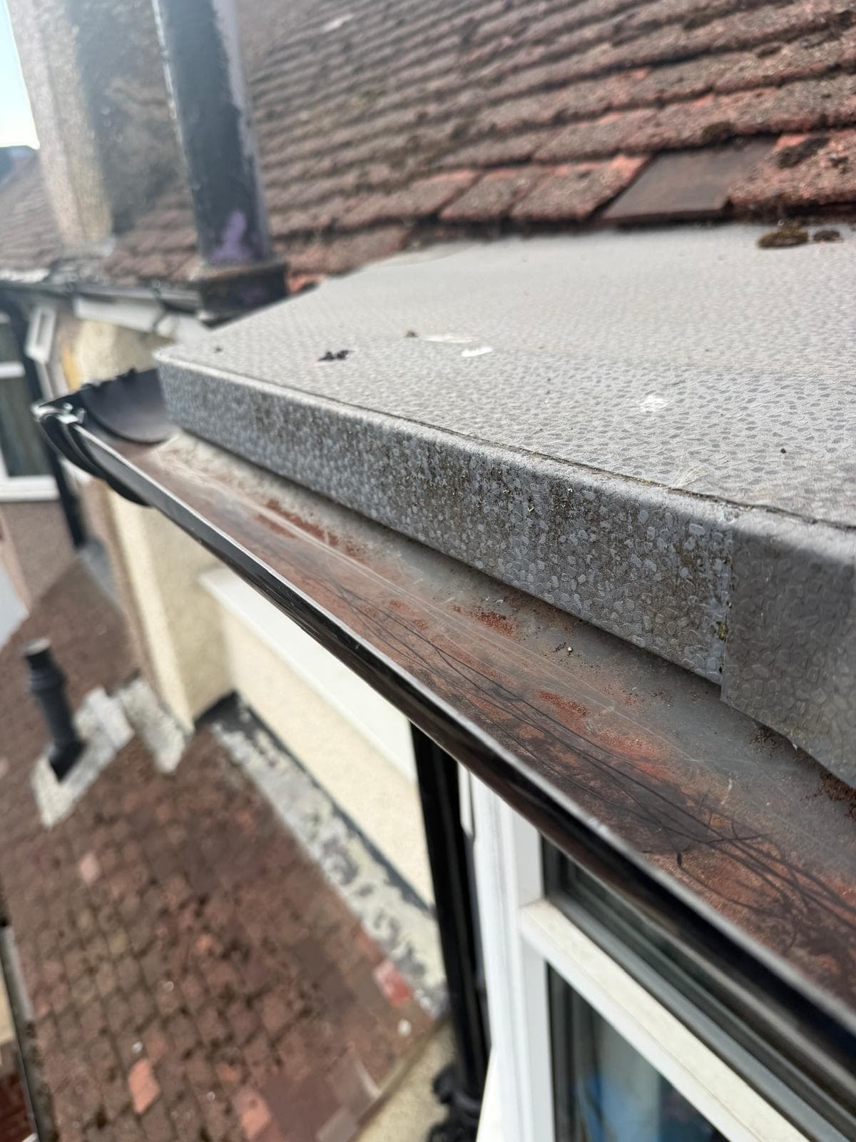 Gutter clearance — before & after